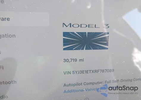 2024 Tesla Model 3 Performance All-Wheel Drive from USA, damaged, VIN 5YJ3E1ETXRF787089